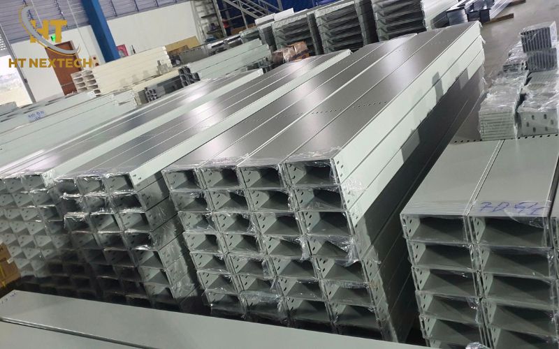 Hoàn thiện hệ thống thang máng cáp HT NEXTECH cho công trình