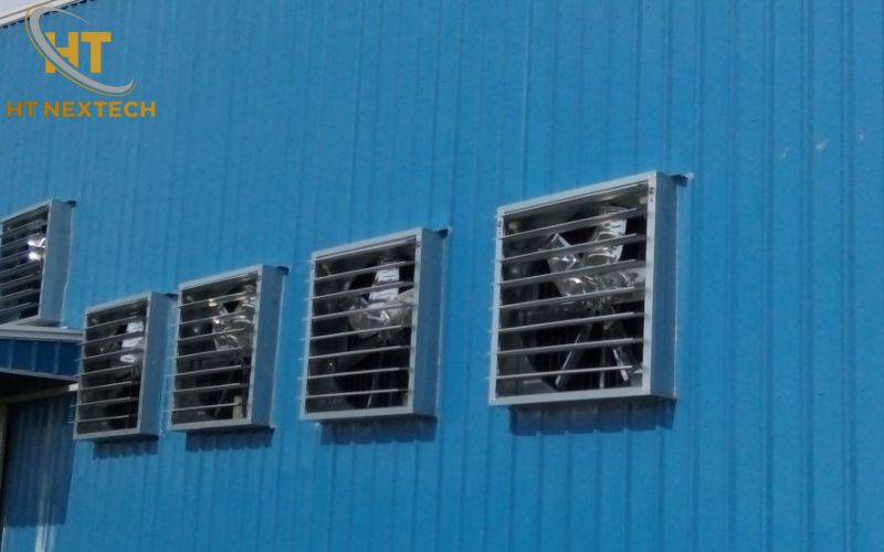 Cửa thông gió dạng quạt