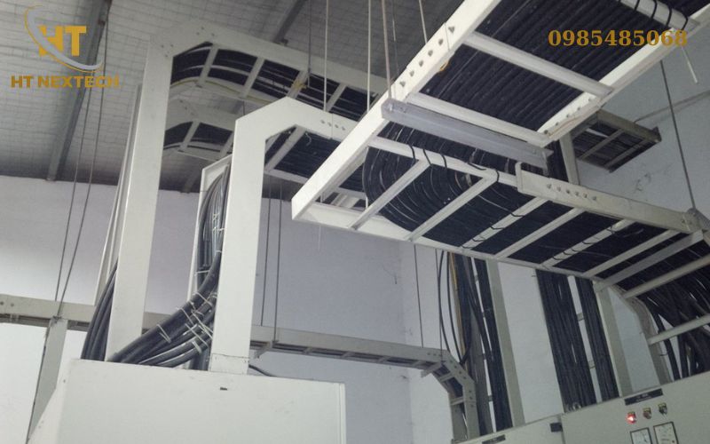 Máng cáp thép sơn tĩnh điện chất lượng cao – độ bền vượt trộ