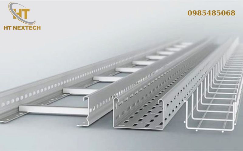 Thang cáp mạ kẽm nhúng nóng với khả năng chống ăn mòn vượt trội, sử dụng cho khu vực ngoài trời và môi trường ẩm