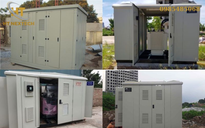 Vỏ trạm hợp bộ được lắp đặt thực tế