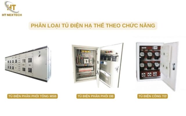 Phân loại các loại tủ điện hạ thế theo chức năng