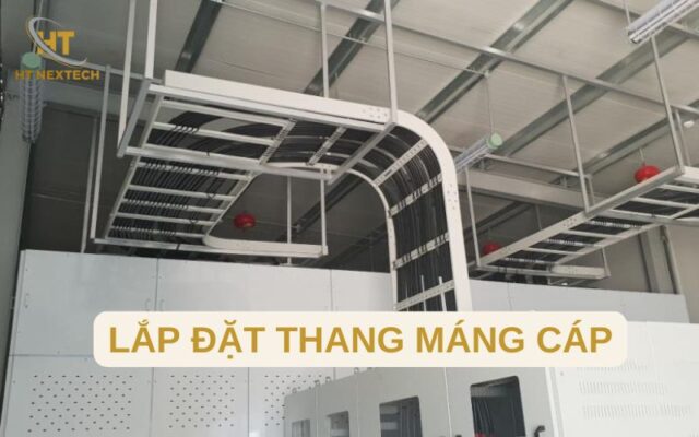 Lắp đặt thang máng cáp