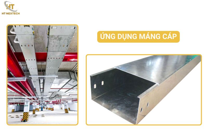 Máng cáp kín được khuyến nghị khi hệ thống dây cần được bao bọc hoàn toàn bằng kim loại để đảm bảo an toàn và tuổi thọ cáp