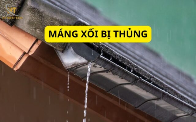 Máng xối thủng