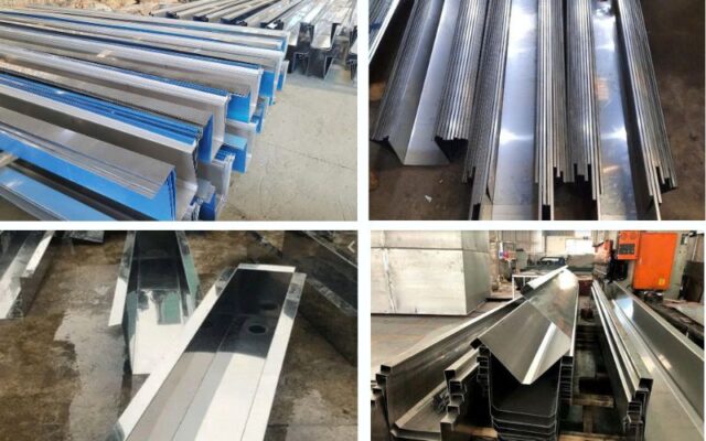 Máng xối được làm từ nhiều vật liệu khác nhau