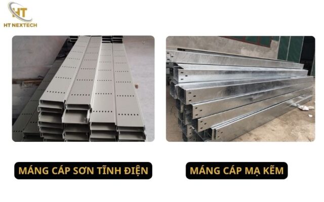 Thang cáp mạ kẽm và thang cáp sơn tĩnh điện