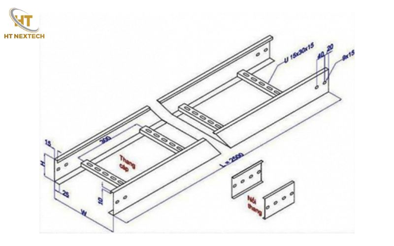 Thang máng cáp tuân thủ những tiêu chuẩn nghiêm ngặt trong sản xuất