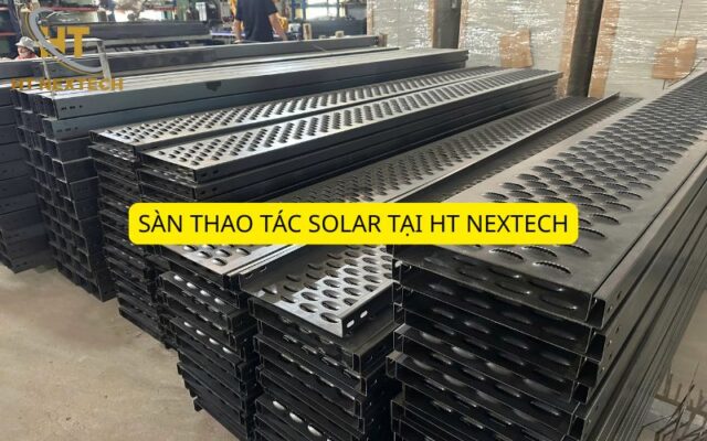Lắp đặt sàn thao tác phù hợp lên mái