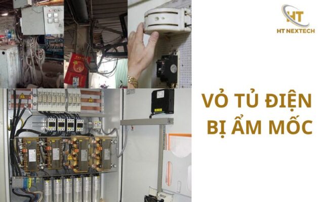 Vỏ tủ điện bị ẩm mốc