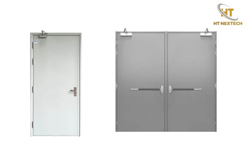 Cửa thép chống cháy 1 cánh và 2 cánh