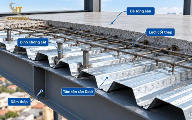 Cấu tạo của sàn Deck