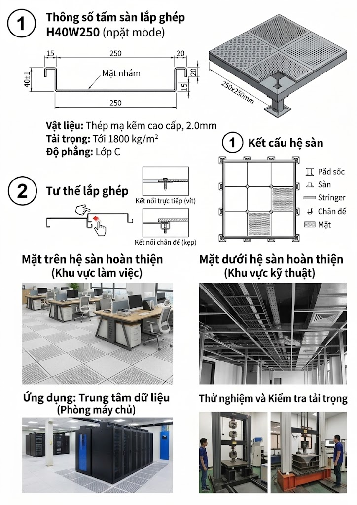 Tấm sàn lắp ghép